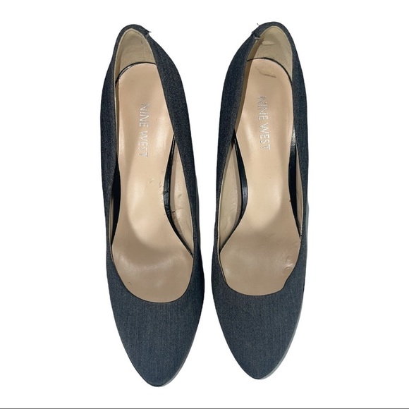 Nine West Wise Up 2 Gray Heels - Picture 4 of 12